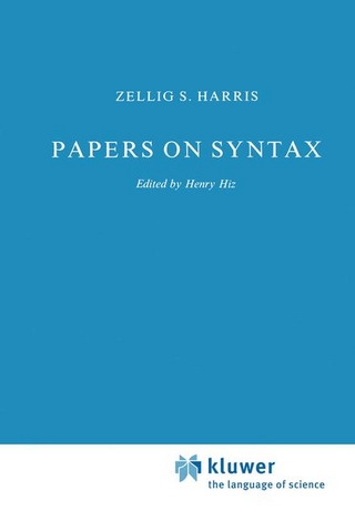 Papers on Syntax - Z. Harris; H. Hiz