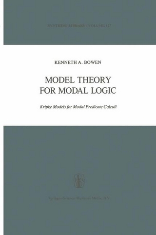 Model Theory for Modal Logic - K.A. Bowen