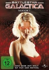 Battlestar Galactica - Season 1, 4 DVDs, deutsche u. englische Version