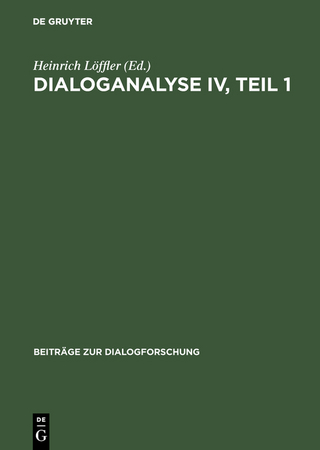 Dialoganalyse IV, Teil 1 - Heinrich Löffler