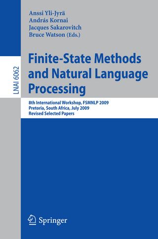Finite-State Methods and Natural Language Processing - Anssi Yli-Jyrä; Andras Kornai; Jacques Sakarovitch; Bruce Watson