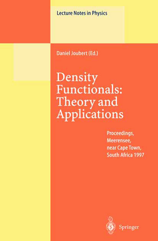 Density Functionals: Theory and Applications - Daniel Joubert