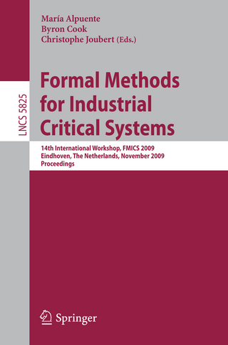 Formal Methods for Industrial Critical Systems - María Alpuente; Byron Cook; Christophe Joubert