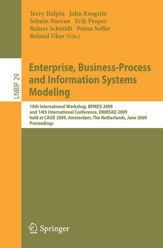 Enterprise, Business-Process and Information Systems Modeling - Terry Halpin; John Krogstie; Selmin Nurcan; Erik Proper; Rainer Schmidt; Pnina Soffer; Roland Ukor