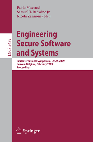 Engineering Secure Software and Systems - Fabio Massacci; Samuel Redwine; Nicola Zannone