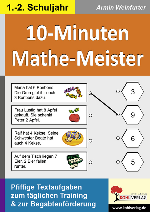 10-Minuten-Mathe-Meister / Klasse 1-2 - Armin Weinfurter