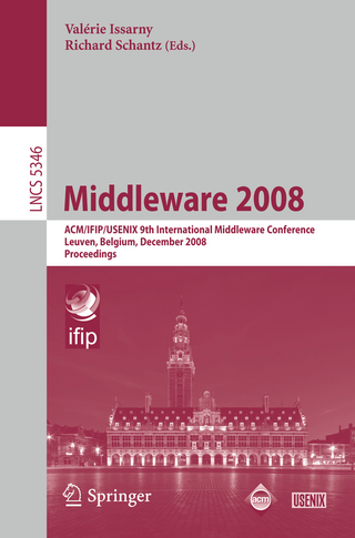 Middleware 2008 - Valérie Issarny; Richard E. Schantz