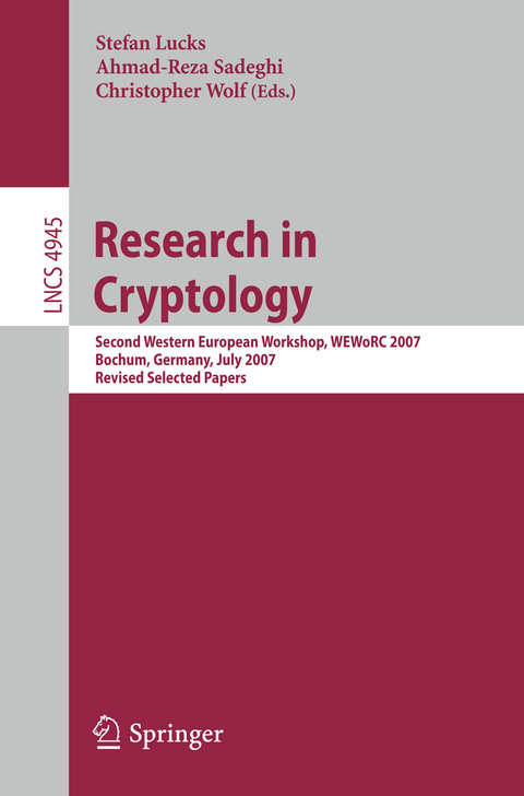 Research in Cryptology - 