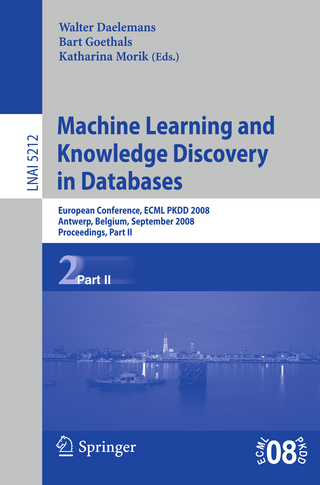 Machine Learning and Knowledge Discovery in Databases - Walter Daelemans; Katharina Morik