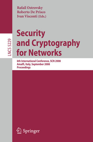 Security and Cryptography for Networks - Rafail Ostrovsky; Roberto De Prisco; Ivan Visconti
