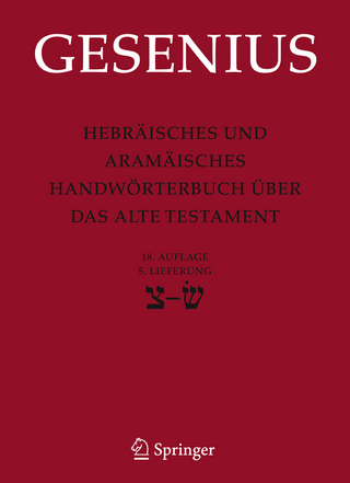 Hebräisches und Aramäisches Handwörterbuch über das Alte Testament - Wilhelm Gesenius; Herbert Donner; R.D. Meyer