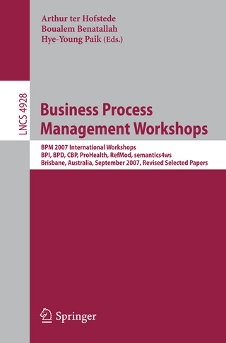Business Process Management Workshops - Arthur ter Hofstede; Boualem Benatallah; Hye-Young Paik