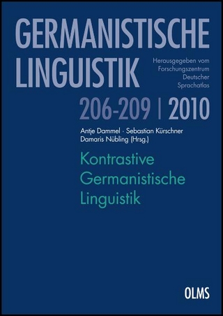 Kontrastive Germanistische Linguistik - Damaris Nübling; Antje Dammel; Sebastian Kürschner
