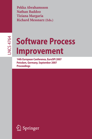 Software Process Improvement - Pekka Abrahamsson; Nathan Baddoo; Tiziana Margaria; Richard Messnarz
