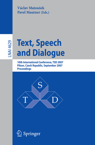 Text, Speech and Dialogue - Václav Matou?ek; Pavel Mautner