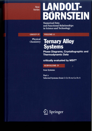 Selected Systems from C-Cr-Fe to Co-Fe-S - MSIT® Materials Science and International Team