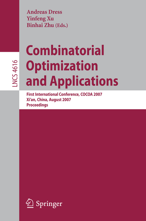 Combinatorial Optimization and Applications - 