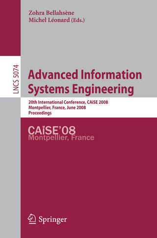 Advanced Information Systems Engineering - Zohra Bellahsène; Michel Léonard