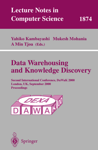 Data Warehousing and Knowledge Discovery - Yahiko Kambayashi; Mukesh Mohania; A Min Tjoa