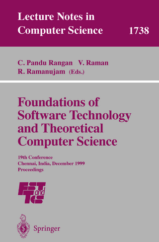 Foundations of Software Technology and Theoretical Computer Science - C. Pandu Rangan; V. Raman; R. Ramanujam