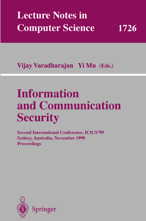 Information and Communication Security - 