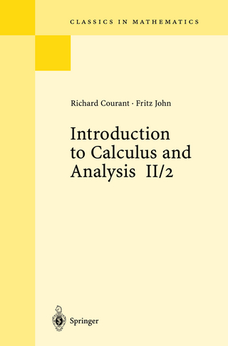 Introduction to Calculus and Analysis II/2 - Richard Courant; Fritz John
