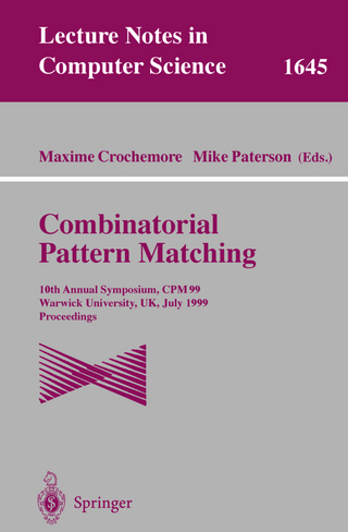 Combinatorial Pattern Matching - Maxime Crochemore; Mike Paterson