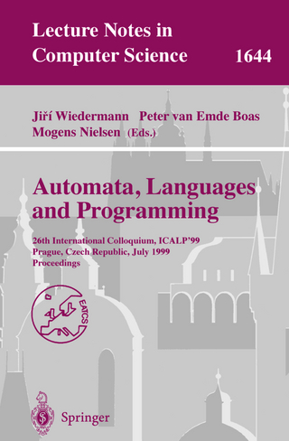 Automata, Languages and Programming - Jiri Wiedermann; Peter van Emde Boas; Mogens Nielsen