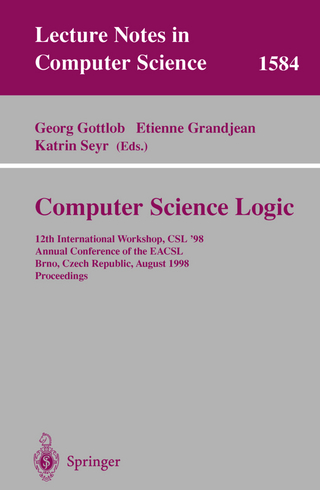 Computer Science Logic - Georg Gottlob; Etienne Grandjean; Katrin Seyr
