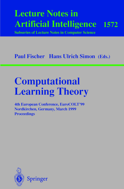 Computational Learning Theory - 