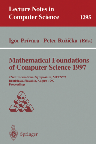 Mathematical Foundations of Computer Science 1997 - Igor Privara; Peter Ruzicka