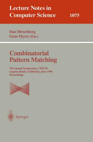Combinatorial Pattern Matching - Dan Hirschberg; Gene Meyers