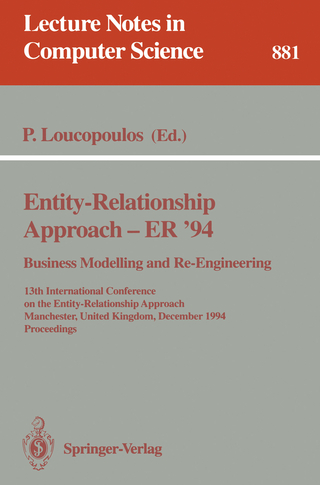 Entity-Relationship Approach - ER '94. Business Modelling and Re-Engineering - Pericles Loucopoulos