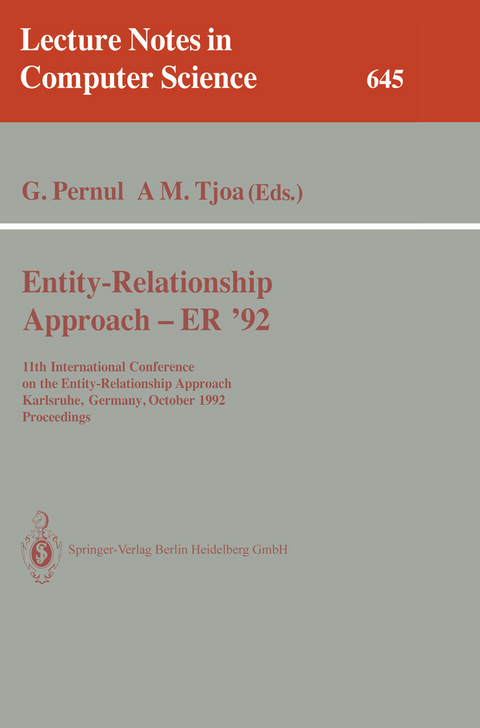 Entity-Relationship Approach - ER '92 - 