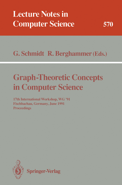 Graph-Theoretic Concepts in Computer Science - 
