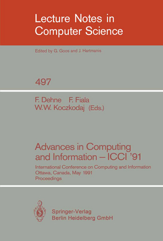Advances in Computing and Information - ICCI '91 - Frank Dehne; Frantisek Fiala; Waldemar W. Koczkodaj
