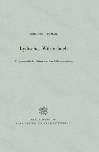 Lydisches Wörterbuch - Roberto Gusmani