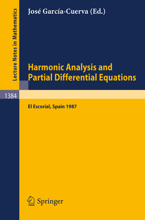 Harmonic Analysis and Partial Differential Equations - 
