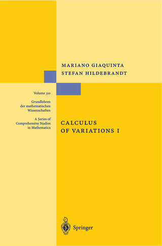 Calculus of Variations I - Mariano Giaquinta; Stefan Hildebrandt