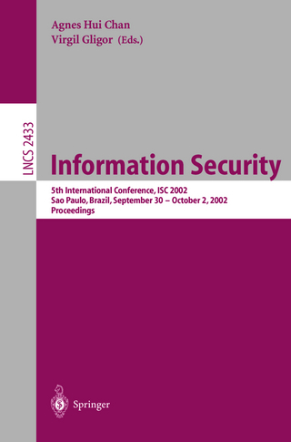 Information Security - Agnes Hui Chan; Virgil Gligor