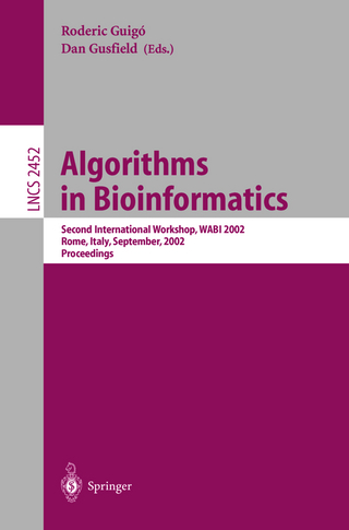 Algorithms in Bioinformatics - Roderic Guigo; Dan Gusfield