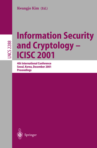 Information Security and Cryptology - ICISC 2001 - Kwangjo Kim