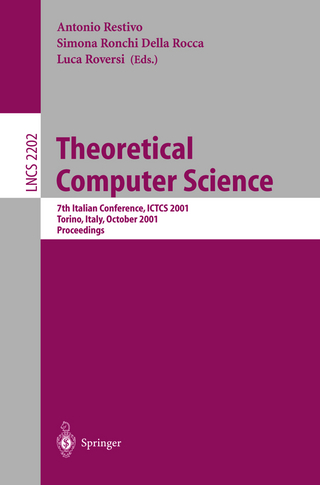 Theoretical Computer Science - Antonio Restivo; Simona Ronchi Della Rocca; Luca Roversi