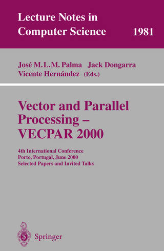 Vector and Parallel Processing - VECPAR 2000 - Jose M.L.M. Palma; Jack Dongarra; Vicente Hernandez