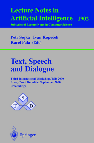 Text, Speech and Dialogue - Petr Sojka; Ivan Kopecek; Karel Pala