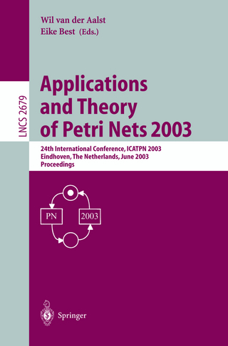 Applications and Theory of Petri Nets 2003 - Wil Van Der Aalst; Eike Best