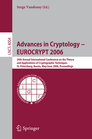 Advances in Cryptology ? EUROCRYPT 2006 - Serge Vaudenay