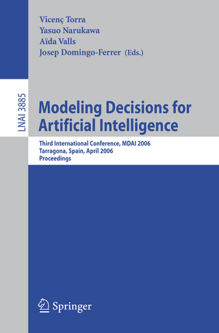 Modeling Decisions for Artificial Intelligence - Vincenc Torra; Yasuo Narukawa; Aïda Valls; Josep Domingo-Ferrer
