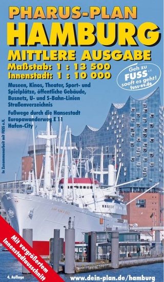 Pharus-Plan Hamburg Mittlere Ausgabe - Rolf Bernstengel