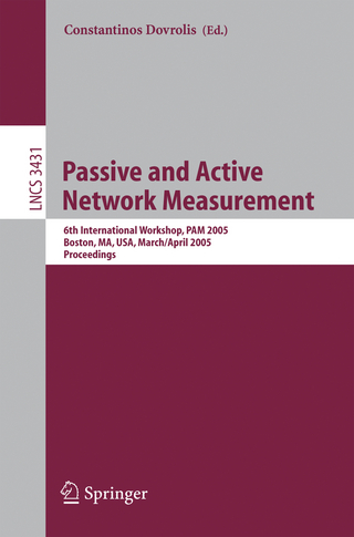 Passive and Active Network Measurement - Constantinos Dovrolis